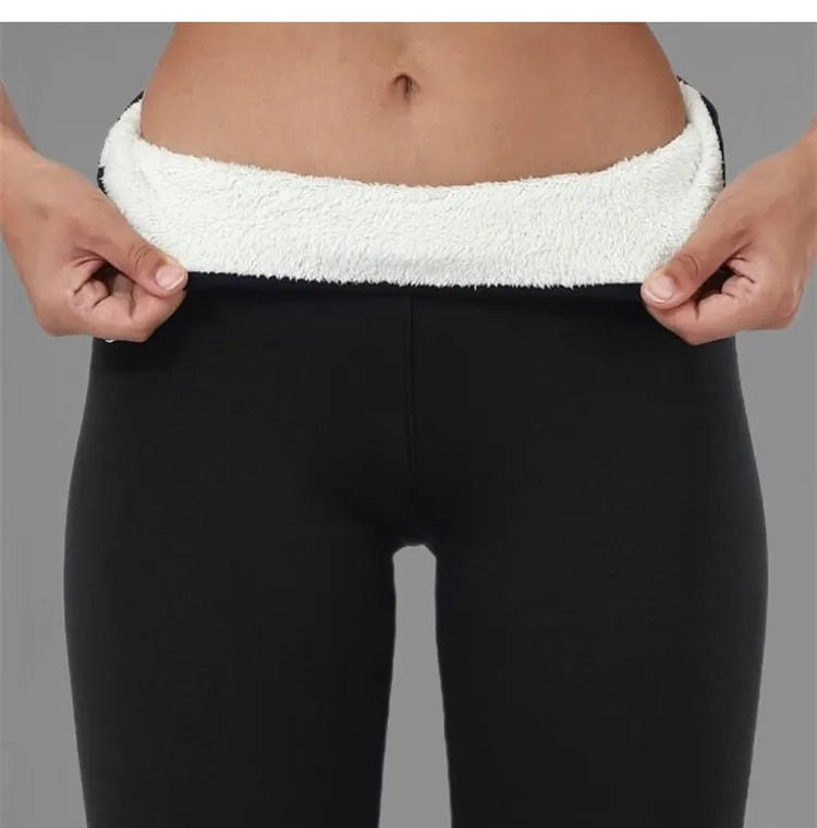 Legging doublé en velours